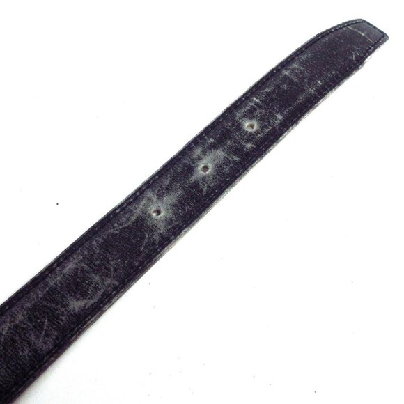 Auth HERMES H Belt - Black Box Calf Square A Belt - Picture 4 of 5